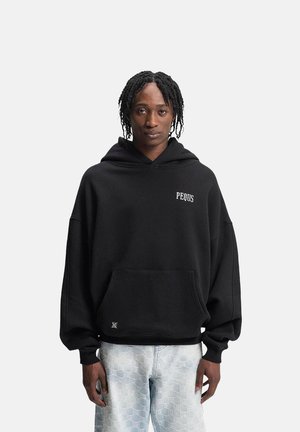 BACK STAMP - Kapuzenpullover - black