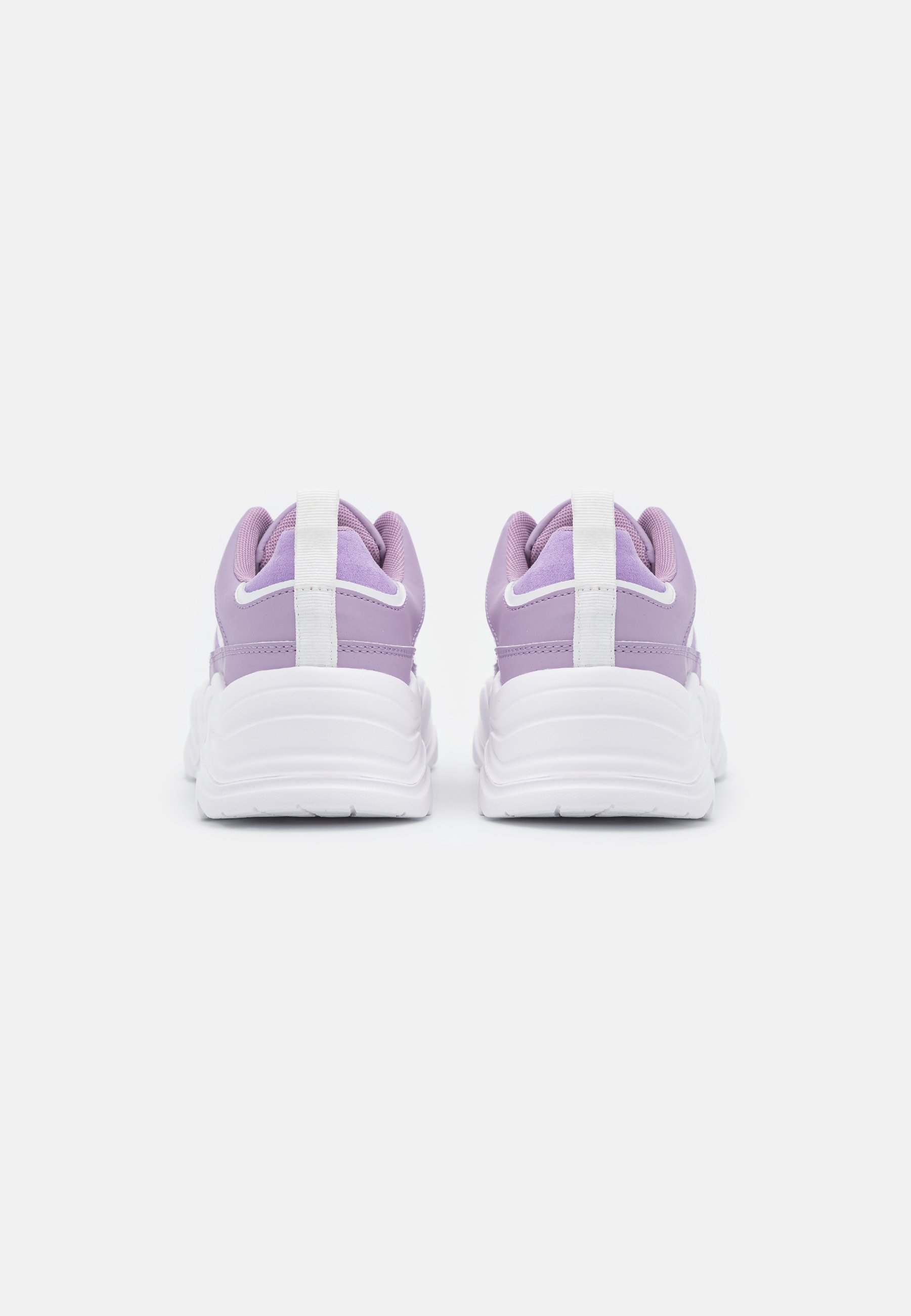 lilac chunky trainers