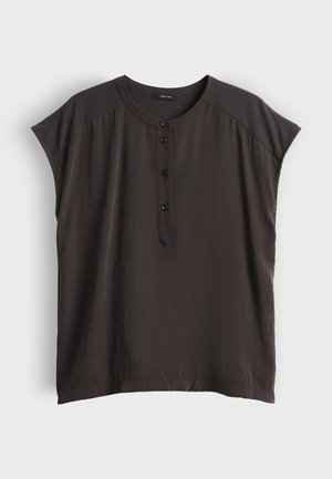 OPUS, RELAXED FIT SOFT TOUCH - Bluse - affogato