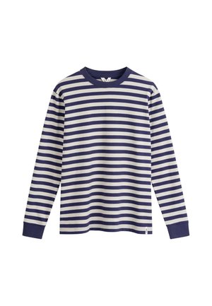 MELA, OVERSIZED LANGARMSHIRT TEJAS - Longsleeve - summer night - birke gestreift