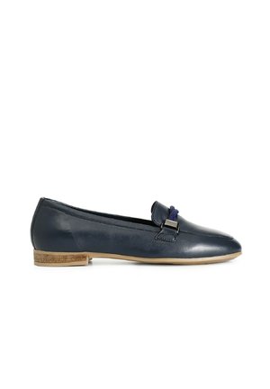 Loafers - pelle blu