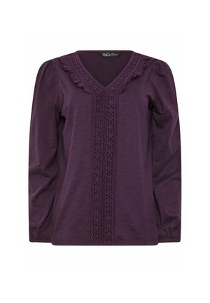 M&Co, LONG SLEEVE TOPS - T-SHIRT/TOP - Maglietta a manica lunga - purple