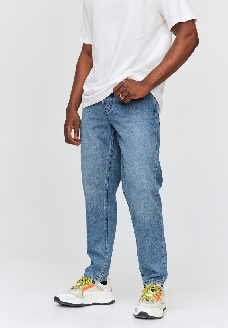 BZB STONE USED - Jean boyfriend - bleu moyen