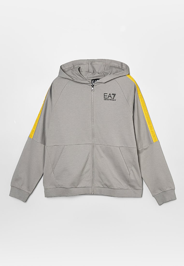 EA7 Emporio Armani Sweater met rits grijs EA7 Emporio Armani Sweater met rits grijs