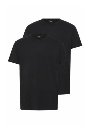 NBGARFINKEL M 2 PACK - Basic T-shirt - black   black