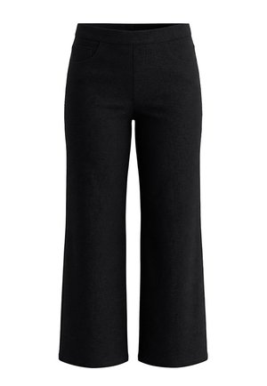 Ulla Popken, BENGALINE ELASTIC WAIST PANTS - Broek - black