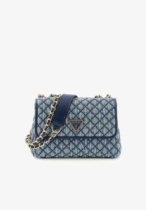 Guess, GIULLY II MINI 2 COMPARTMENT CONVERTIBLE FLAP - Sac bandoulière - denim