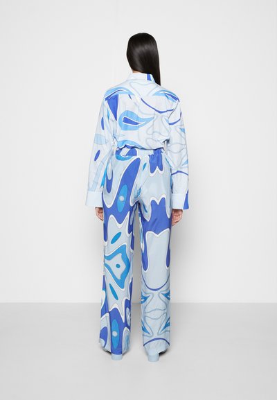 Sara Battaglia PJ PANTS - Calças - blue lagoon