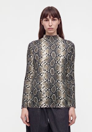 KARL LAGERFELD, MOCK NECK - Long sleeved top - multi-coloured