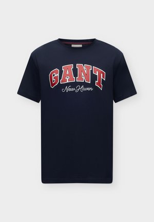GANT, - T-shirt z nadrukiem