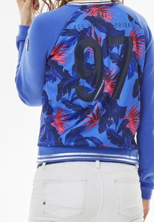 Felpa con zip - blue