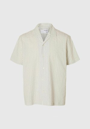 Selected Homme KURZARM - Camicia - egret
