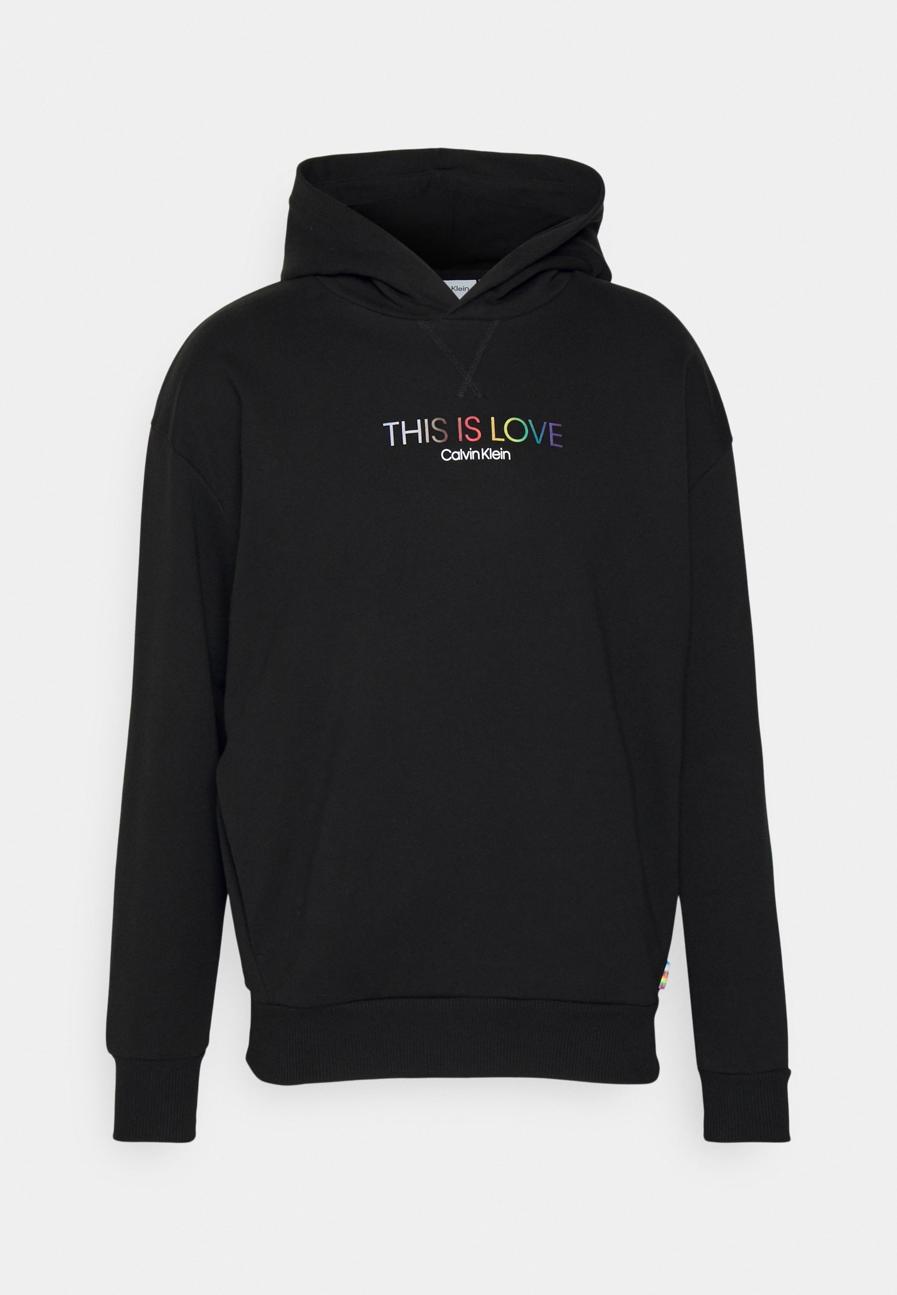 Calvin Klein PRIDE LOVE COMFORT HOODIE UNISEX - Hoodie - black - Zalando.de