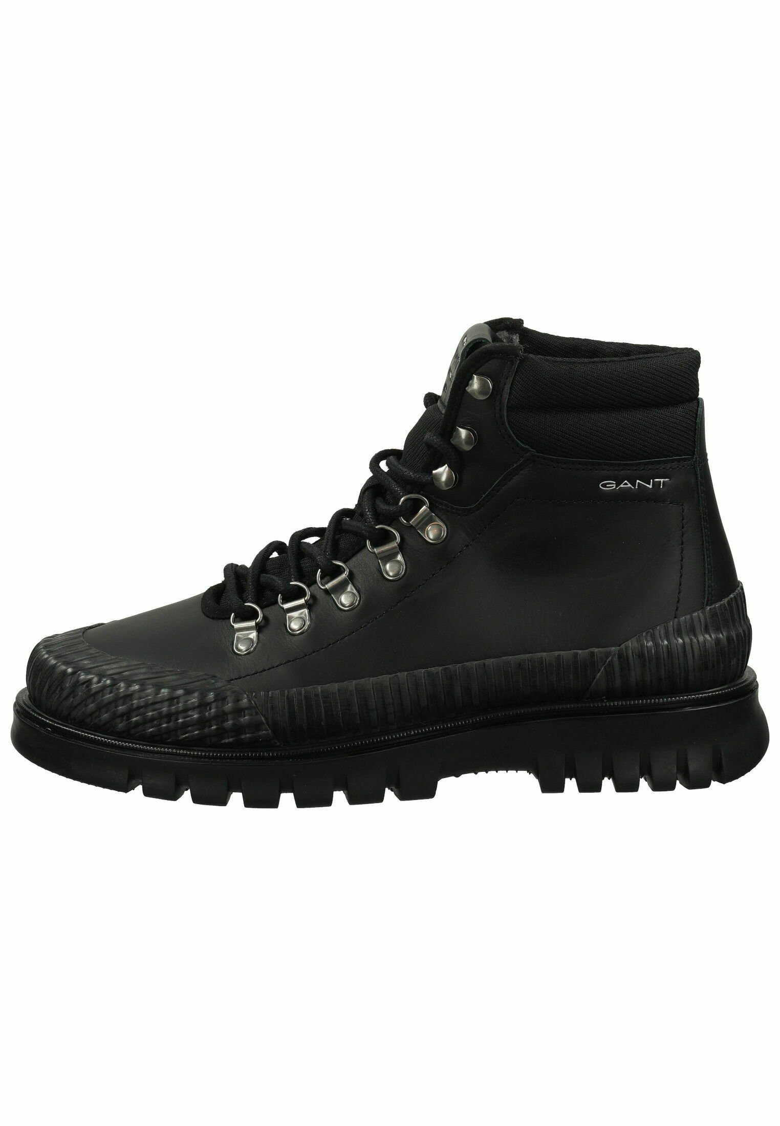 GANT STIEFELETTE - Lace-up ankle boots - black/black - Zalando