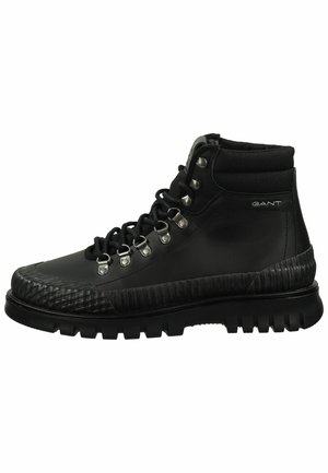 STIEFELETTE - Schnürstiefelette - black