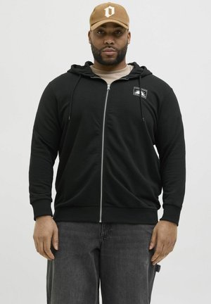Jack & Jones Užtrauktuku užsegamas treningas - black