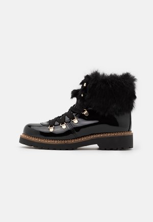 Bottines à lacets - black