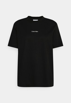 MICRO LOGO RELAXED - T-shirts - black