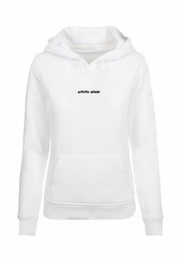 Merchcode ARTISTIC MIND - Felpa con cappuccio - white
