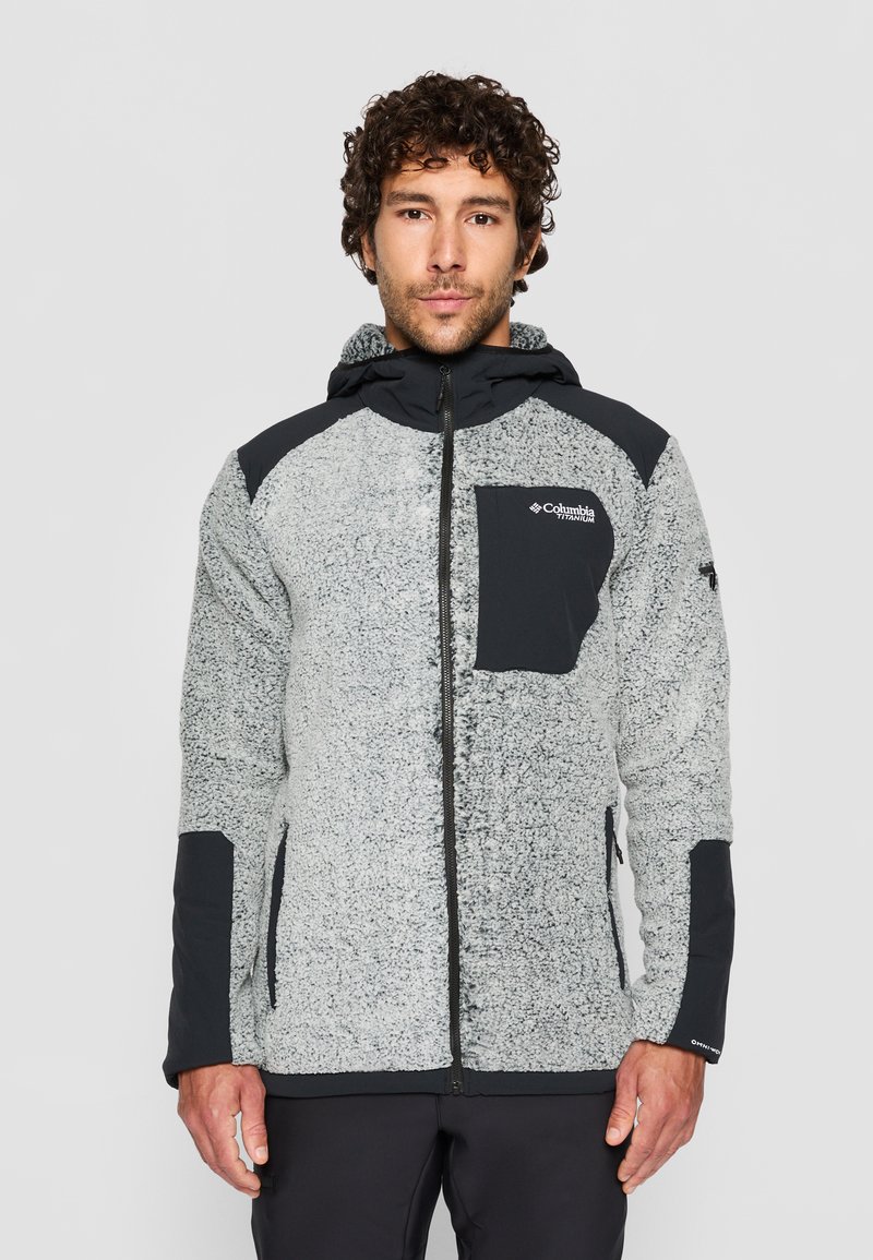 Columbia ARCTIC CREST™ SHERPA FULL ZIP - Flisinė striukė - white, black