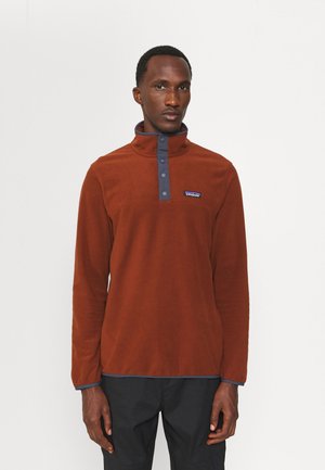 MICRO SNAP - Fleece jumper - fox red