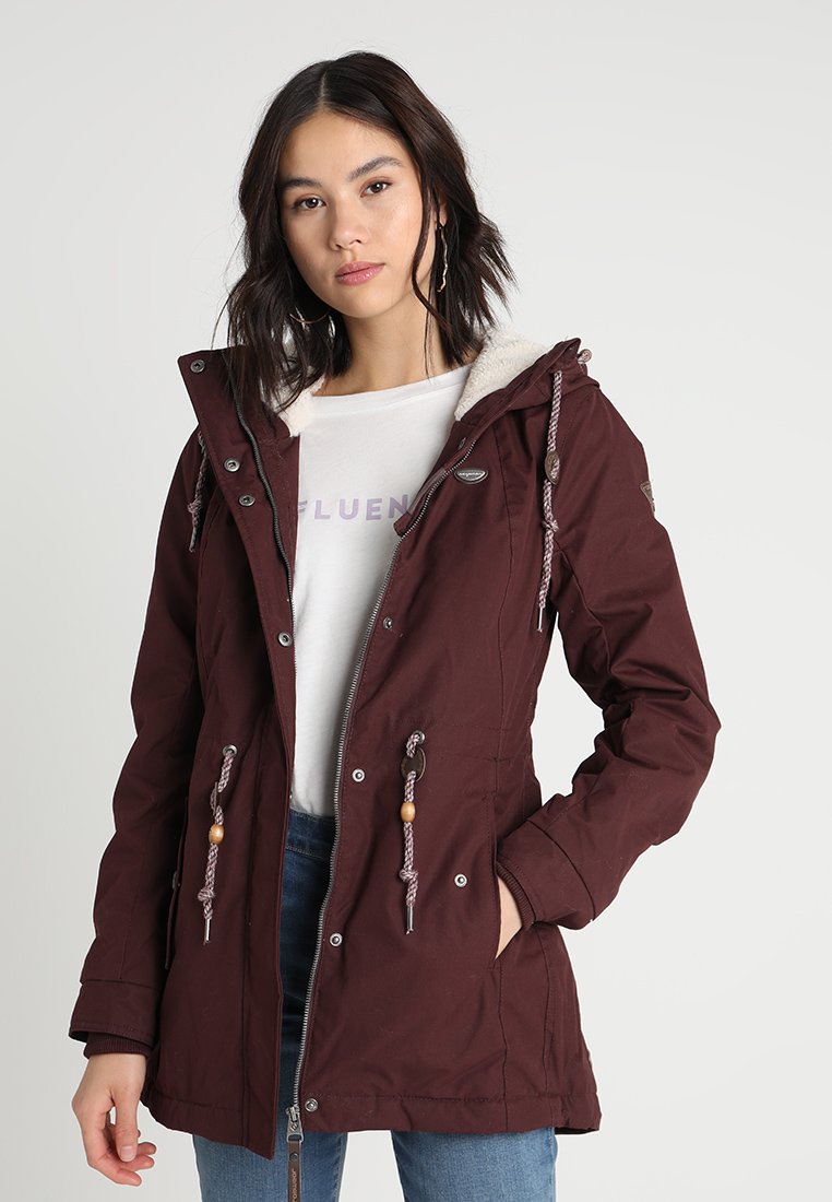Ragwear MONADIS - Vinterkappa /-rock - dark choco