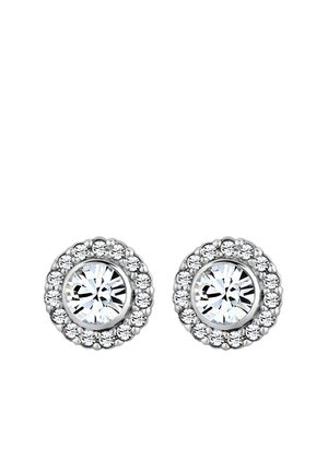 SPARKLING BASIC - MIT KRISTALLEN VON SWAROVSKI® - Boucles d'oreilles - silberfarben