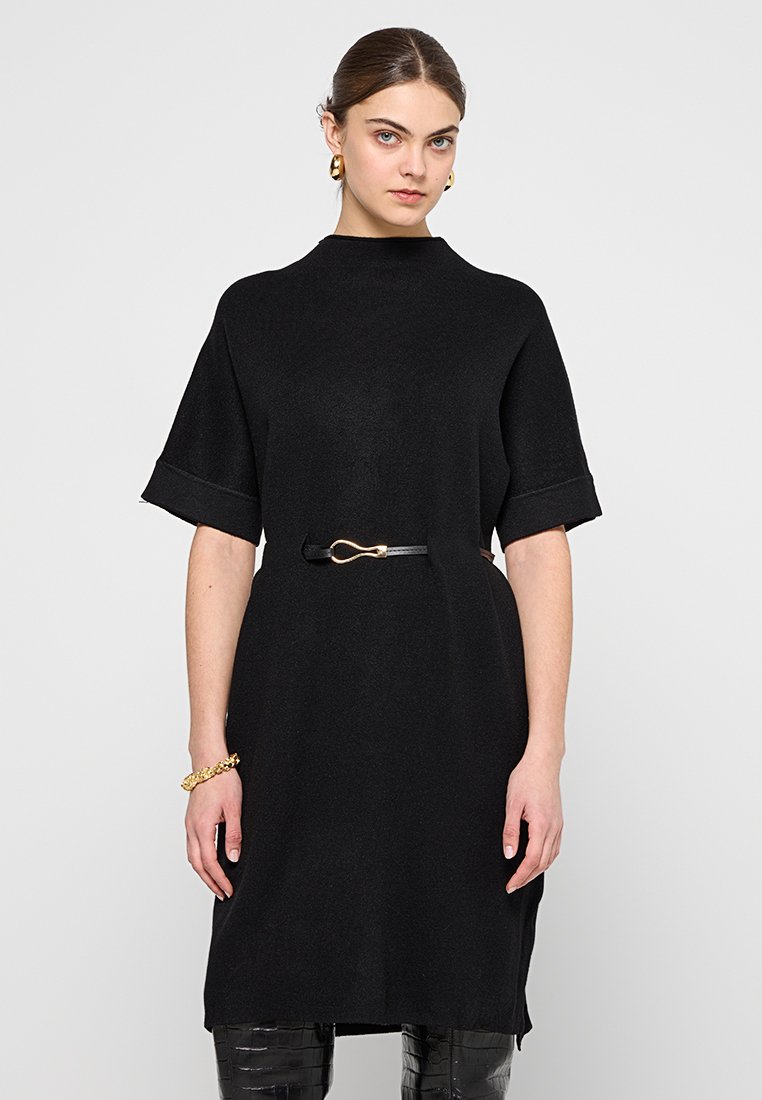 Apart Strickkleid schwarz