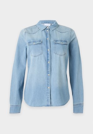 Vero Moda, VMMARIA SLIM SHIRT - Skjortebluser - light blue denim
