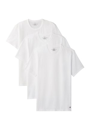 Calvin Klein Underwear, 3 PACK T-SHIRTS COTTON MICRO STRETCH TEES - Undertrøjer - white
