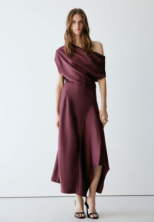 Mango ADULT - Vestido de cóctel - bordeaux
