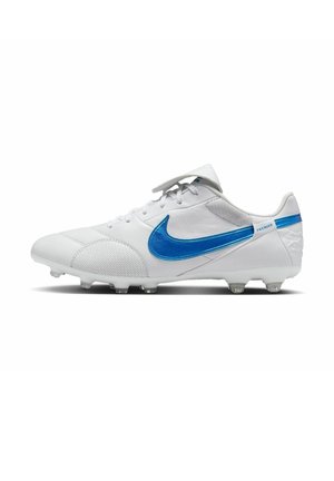 PREMIER III - Fußballschuhe für festen Untergrund - weiss   blau