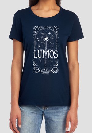 Harry Potter, HARRY POTTER LUMOS HAPPINESS CAN BE FOUND - Print T-shirt - dark blue