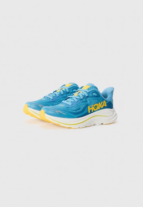 Hoka CLIFTON 10 BIG KIDS UNISEX - Road running shoes - alpine blue/foggy night — photo 2