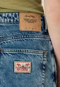 American Vintage JOYBIRD - Džinsa auduma šorti - denim bleu