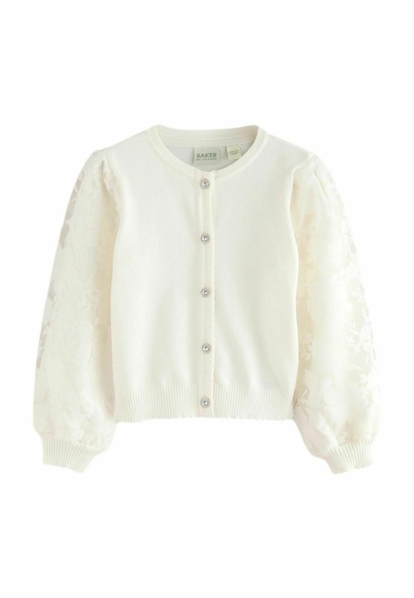 REGULAR FIT - FLORAL MESH  - Strickjacke