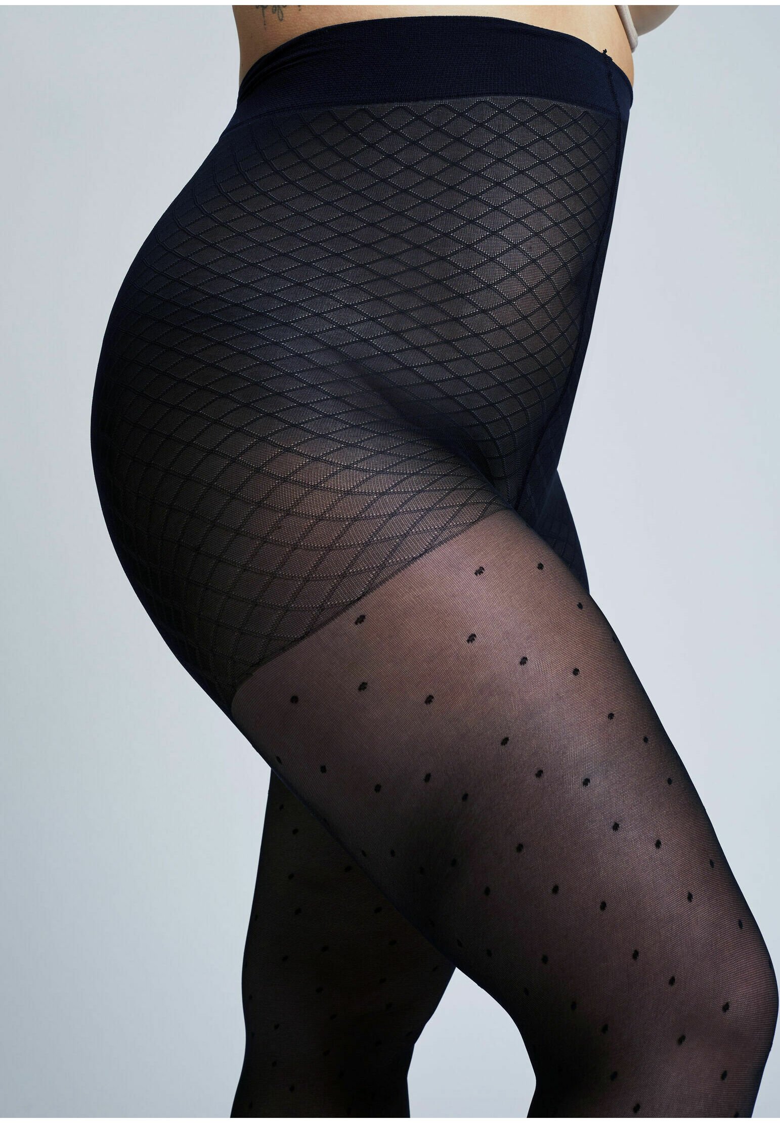 camano CURVY DOTS Collant night sky/blu scuro