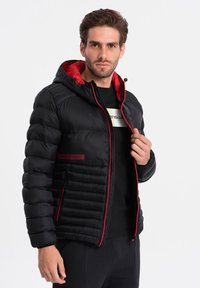 Ombre TRANSITIONAL WITH HOOD OM-JALP - Winterjacke - black