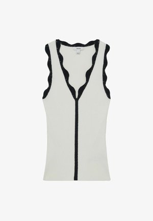 Reiss, Topp - ivory/navy