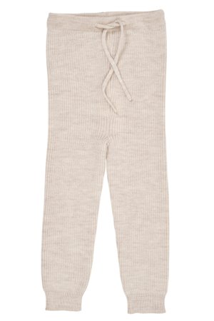 UNISEX - Leggings - pale cream melange