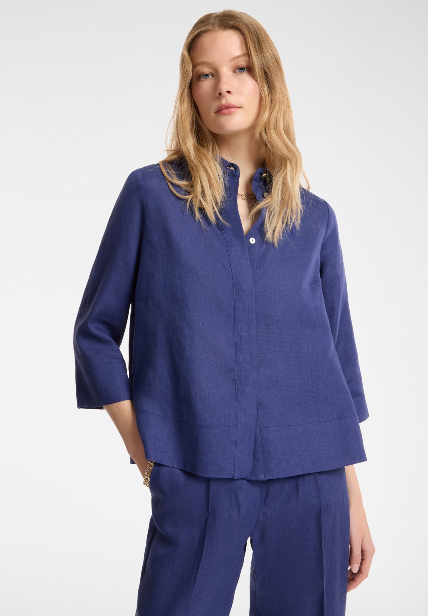 Elena Mirò Camicia bluette/celeste