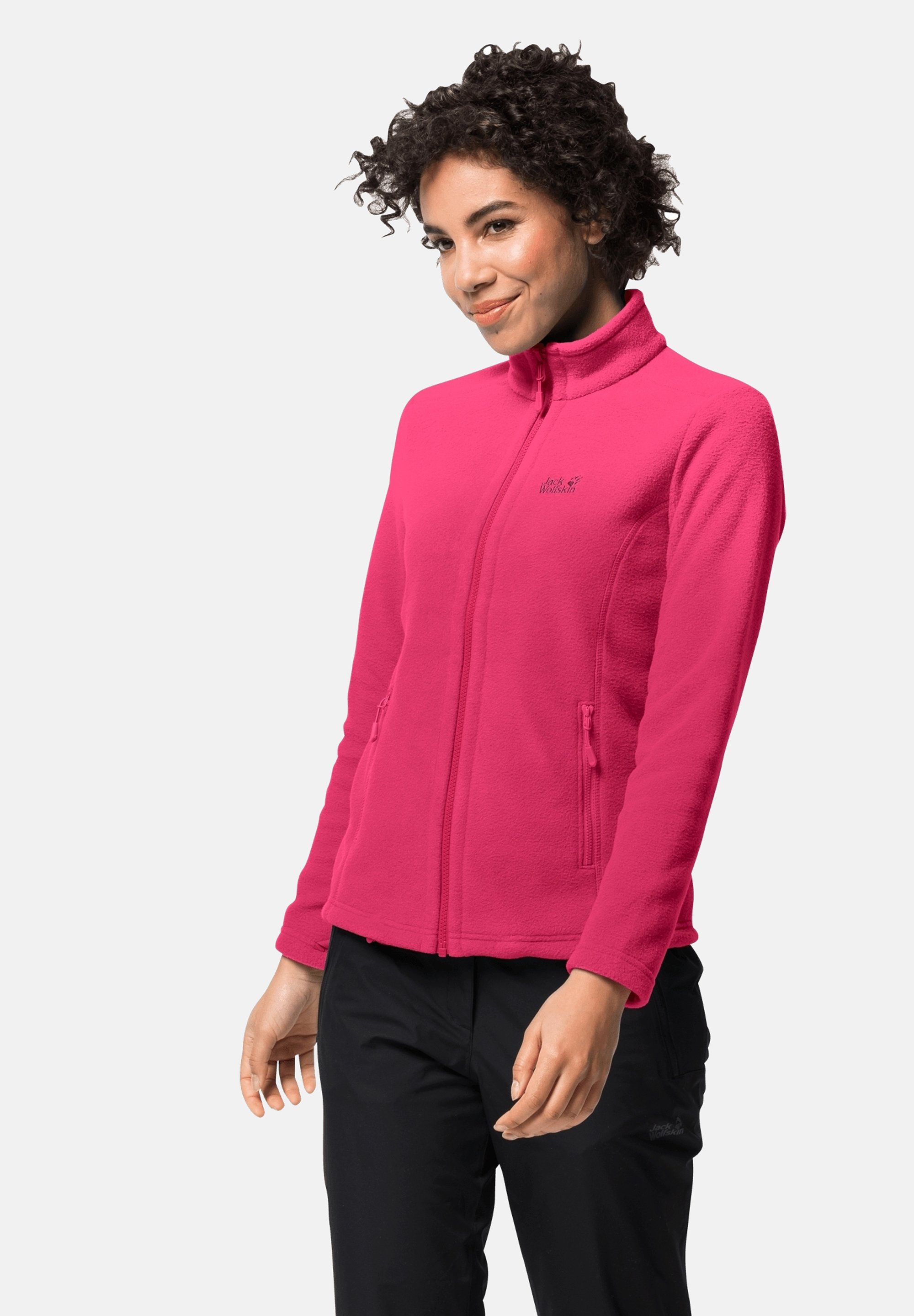 Jack Wolfskin W MOONRISE Fleecejacke magenta red/pink Zalando