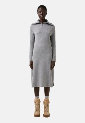 MARVELL - Skjortekjole - grey melange