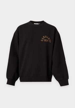 Carhartt WIP, ARCH SCRIPT - Φούτερ - black/hamilton brown stone washed