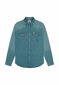 Wrangler LONG SLEEVE WESTERN LOOSE FIT - Camisa - authentic medium