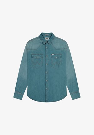 Wrangler LONG SLEEVE WESTERN LOOSE FIT - Hemd - authentic medium