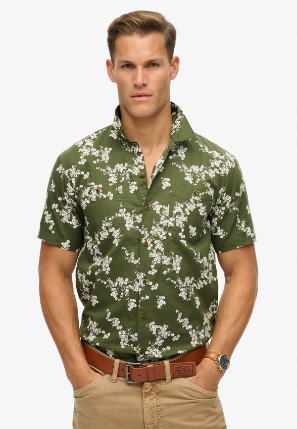 SHORT SLEEVE - Hemd - olive blossom