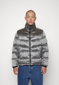 Antony Morato REGULAR FIT JACKET WITH AN IRIDESCENT EFFECT - Chaqueta de invierno - grey