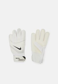 Nike Performance MATCH JR UNISEX - Guantes de portero - white/pure platinum/black