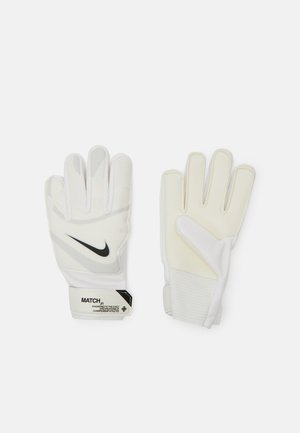 Nike Performance MATCH JR UNISEX - Guantes de portero - white/pure platinum/black